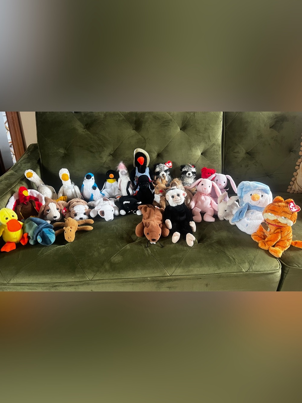 Assorted Beanie Babies Plush Toy Lot